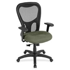 Chair, HighBack, Synchro, FabricSeat, 26"x24"x44-1/2", Sage