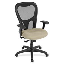 Chair, HighBack, Synchro, FabricSeat, 26"x24"x44-1/2", Travertine
