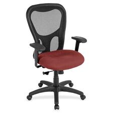 Chair, HighBack, Synchro, FabricSeat, 26"x24"x44-1/2", Tulip