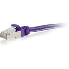 1 ft Category 6 Network Cable for Network Device - First End: 1 x RJ-45 Network - Male - Second End: 1 x RJ-45 Network - Male - Patch Cable - Shielding - Gold, Nickel Plated Connector - Purple - 1 Each