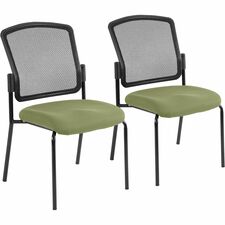 Chair, FabricSeat, 27"x21"x36-1/2", 2/CT, BK Back/Cress Seat