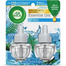 Scented Oil Refill, Air Wick, 2/PK, Fresh Waters