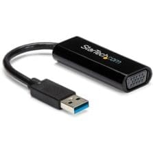 1 x 9-pin Type A USB 3.0 USB Male - 1 x 15-pin HD-15 VGA Female - 1920 x 1200 Supported - Black - 1 Each - TAA Compliant
