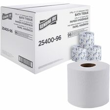 Bath Tissue, 2-Ply, 400Sht/Roll, 4"x3", 96Roll/CT, WE