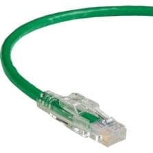 10 ft Category 6 Network Cable for Patch Panel, Wallplate, Network Device - First End: 1 x RJ-45 Network - Male - Second End: 1 x RJ-45 Network - Male - 1 Gbit/s - Patch Cable - Gold Plated Contact - CM - 24 AWG - Green - 1 Each
