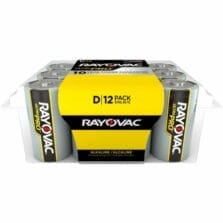 Alkaline Batteries, D Ultra Pro, 12/PK, BK/SR