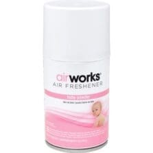 Air Freshener, Baby Powder, Metered Spray, f/Airworks, 7oz, 12/CT