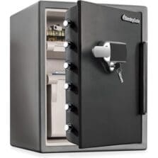 Fire/Water Safe, w/ Digital Alarm, 18.6"x19.3"x23.8", GMBK