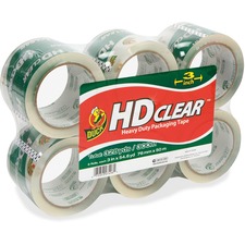 Packing Tape, 3"x55 Yards, 6/PK, Clear