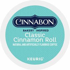 Coffee, Cinnamon Roll, K-Cup, 24/BX, Brown