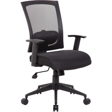 Chair, Task, Mesh Back, 25"Wx27"Dx38"H, Black