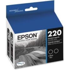 Ink Cartridge, f/XP320/WF2650, 175 Pg Yd Each, 2/PK, Black
