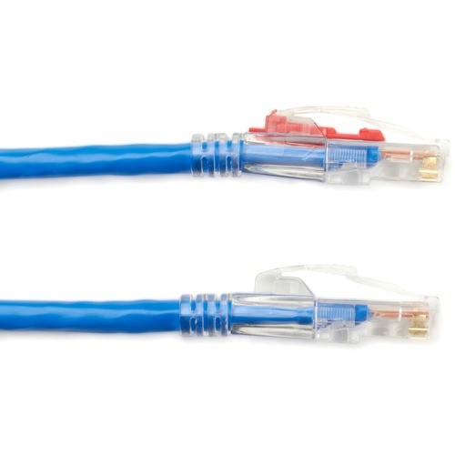 1 ft Category 5e Network Cable for Patch Panel, Wallplate, Network Device - First End: 1 x RJ-45 Network - Male - Second End: 1 x RJ-45 Network - Male - 1 Gbit/s - Patch Cable - Gold Plated Contact - CM - 24 AWG - Blue - 1 Each