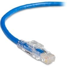 10 ft Category 5e Network Cable for Patch Panel, Wallplate, Network Device - First End: 1 x RJ-45 Network - Male - Second End: 1 x RJ-45 Network - Male - 1 Gbit/s - Patch Cable - Gold Plated Contact - CM - 24 AWG - Blue - 1 Each