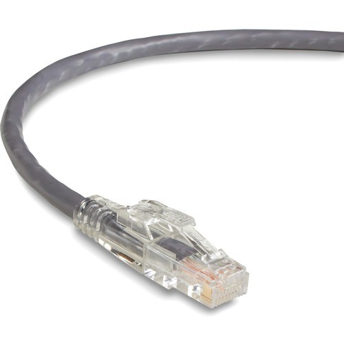 1 ft Category 5e Network Cable for Patch Panel, Wallplate, Network Device - First End: 1 x RJ-45 Network - Male - Second End: 1 x RJ-45 Network - Male - 1 Gbit/s - Patch Cable - Gold Plated Contact - CM - 24 AWG - Gray - 1 Each