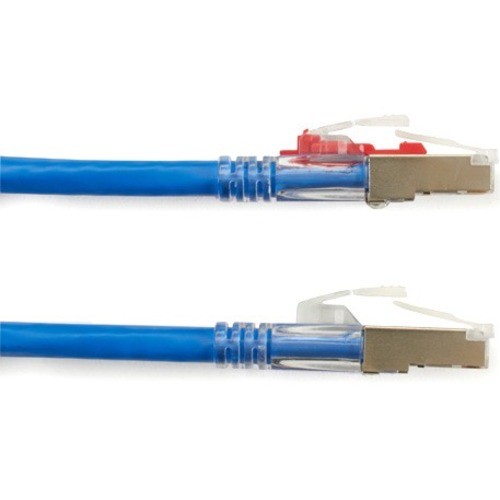 10 ft Category 5e Network Cable for Patch Panel, Wallplate, Network Device - First End: 1 x RJ-45 Network - Male - Second End: 1 x RJ-45 Network - Male - 1 Gbit/s - Patch Cable - Shielding - Gold Plated Contact - CM - 24 AWG - Blue - 1 Each