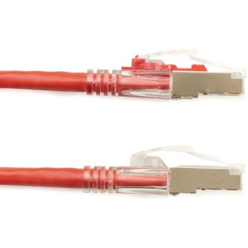 10 ft Category 5e Network Cable for Patch Panel, Wallplate, Network Device - First End: 1 x RJ-45 Network - Male - Second End: 1 x RJ-45 Network - Male - 1 Gbit/s - Patch Cable - Shielding - Gold Plated Contact - CM - 24 AWG - Red - 1 Each