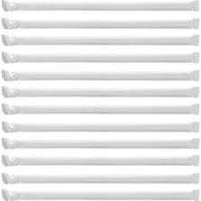Straws, Individually Wrapped, 7-3/4", 500/BX, 12/CT, Translucent