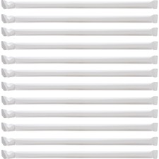 Straws, Individually Wrapped, 7-3/4", 500/BX, 12/CT, Translucent