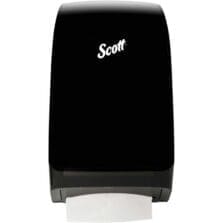 Towel Dispenser, 5-1/2"Wx10-7/10"Lx18-4/5"H, Black