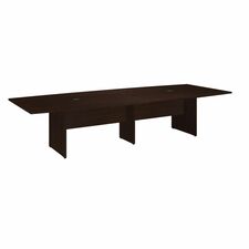 Table, Boat Top, Wood Base, 120"x48"x28.65", Mocha Cherry