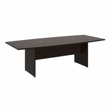 Table, Boat Top, Wood Base, 96"x42"x28.65", Mocha Cherry