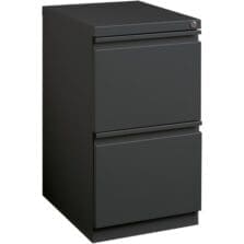 Pedestal File, F/F, Mobile, 15"x19-7/8"x27-3/4", CCL