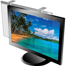 LCD Protective Filter, 24" Monitor, Antiglare, Silver