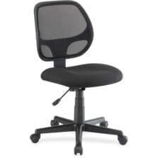 Multi Task Chair, 23-1/4"x25-1/2"x39", Black