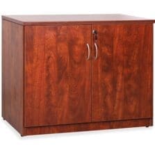 Storage Cabinet, 2 Doors, 36"x22-1/2"x29-1/2", Cherry
