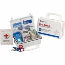 ANSI NO. 10 Plastic First Aid Kit, White