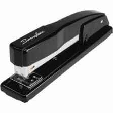 Desk Stapler,Heavy Use, 210 Staple/20 Sht Cap, Black