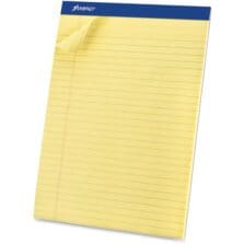 Perforated Pad, Legal, 50 Sheets/Pad, 8-1/2"x11-3/4", CY