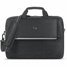 Urban Briefcase, Fits Devices Up to 17.3", Polyester, 16.5 x 3 x 11, Black