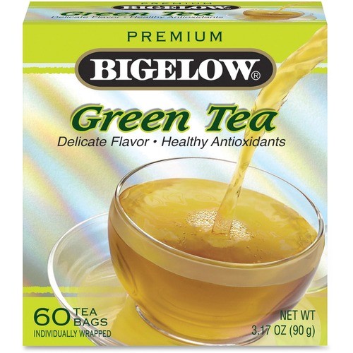 Premium Green Tea, 3.17oz, 60/BX, Multi