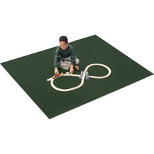 Rug, Anti-static, Nylon, KIDply Backing, Rect, 6'x9', Emerald