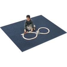 Rug, Anti-static, Nylon, KIDply Backing, Rect, 6'x9', Blueberry