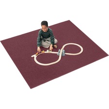 Rug, Anti-static, Nylon, KIDply Backing, Rect, 6'x9', Cranberry