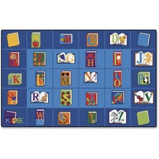 Seating Rug, Read By Book, 8'4"x13'4", Rectangle, Multi