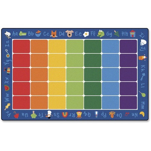 Seating Rug, Fun With Phonics, Rectangle, 8'4"x13'4"