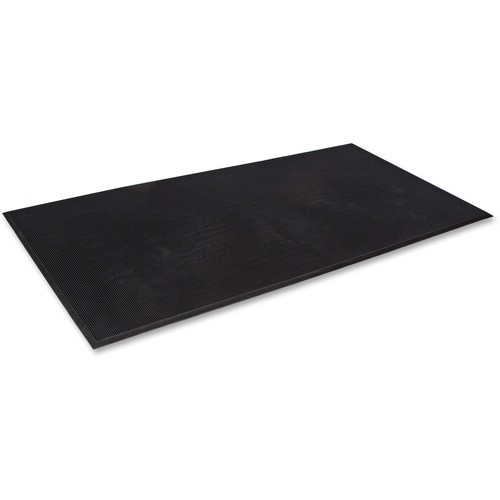 Mat-A-Dor Entrance Scraper Mat, Black Fingertip Textured Rubber Surface, 36" x 72"