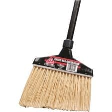 Broom, Flagged Bristles, 14" Head, 48" Handle, BK