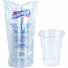 Cups, f/Cold Drinks, Plastic, 16oz, 25/PK, Clear