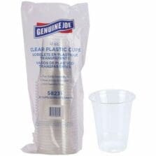 Cups, f/Cold Drinks, Plastic, 12oz, 25/PK, Clear