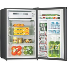 Compact Fridge, 3.2 cu ft, 20-1/2"x18-3/10"x34-3/10', BK