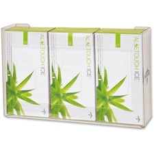 Plexiglass Glove Dispenser Box Holder, Triple, Clear