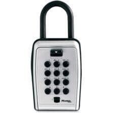 Portable Key Safe, Protective Weather Cover, Black/Silver