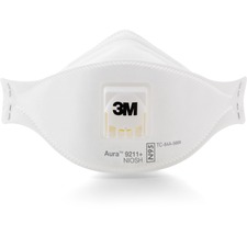 Particulate Respirator, N95, Standard SZ, 10/BX, White