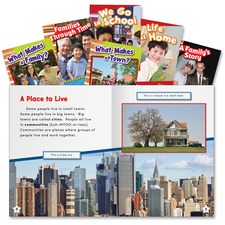Social Studies Books, Community/Family, Grade K-2, 6/ST