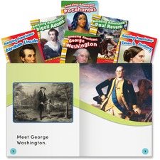 Social Studies Books, Amazing Americans, Grade K-2, 6/ST